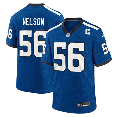 Indianapolis Colts Quenton Nelson Nike Royal Indiana Nights Alternate Game Jersey