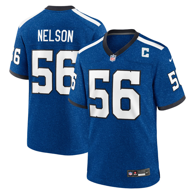 Indianapolis Colts Quenton Nelson Nike Royal Indiana Nights Alternate Game Jersey