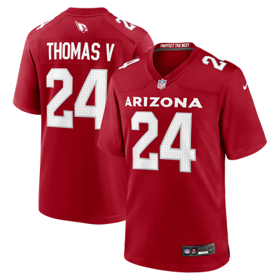 Arizona Cardinals Starling Thomas V Nike Cardinal Team Game Jersey