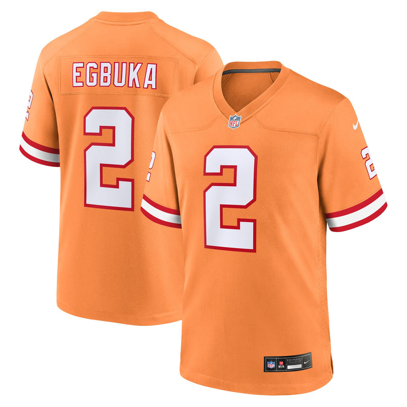 Tampa Bay Buccaneers Emeka Egbuka Nike Creamsicle Alternate 2 Game Jersey