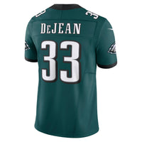 Philadelphia Eagles Cooper DeJean Nike Midnight Green Team Vapor F.U.S.E. Limited Jersey