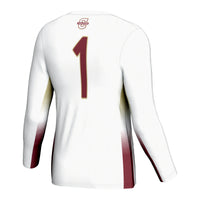 #1 Charleston Cougars GameDay Greats Lightweight Volleyball Jersey - White