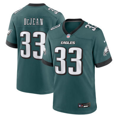 Philadelphia Eagles Cooper DeJean Nike Midnight Green Team Game Jersey