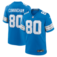 Detroit Lions Malik Cunningham Nike Blue Team Game Jersey