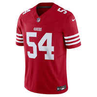 San Francisco 49ers Fred Warner Nike Scarlet Vapor F.U.S.E. Limited Jersey
