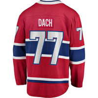 Montreal Canadiens Kirby Dach Fanatics Red Home Breakaway Player Jersey