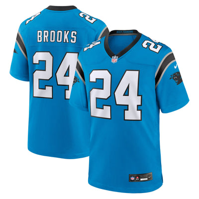 Carolina Panthers Jonathon Brooks Nike Blue Alternate Game Player Jersey