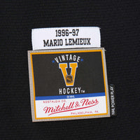 Pittsburgh Penguins Mario Lemieux Black 1996-97 Power Play Jersey