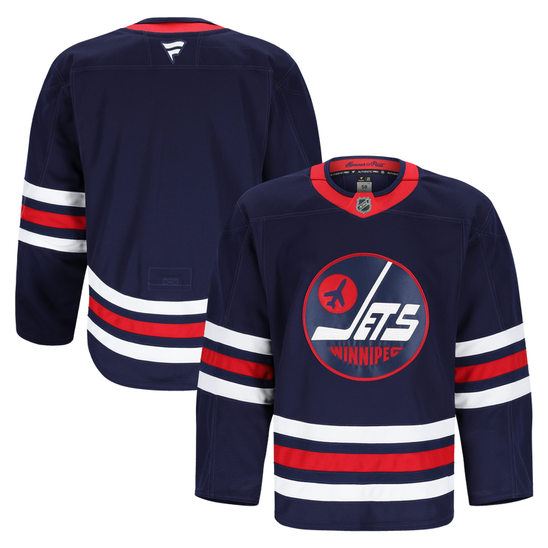 Winnipeg Jets Fanatics Navy Alternate Authentic Pro Jersey