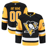 Pittsburgh Penguins Fanatics Black Home Authentic Pro Custom Jersey