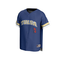 Tulsa Golden Hurricane GameDay Greats Baseball Jersey - Royal