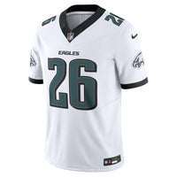 Philadelphia Eagles Saquon Barkley Nike White Vapor F.U.S.E. Limited Jersey