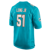 Miami Dolphins David Long Jr. Nike Aqua Game Jersey