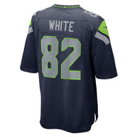 Seattle Seahawks Cody White Nike College Navy Team Game Jersey