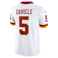 Washington Commanders Jayden Daniels Nike White Vapor F.U.S.E. Stitched Limited Jersey