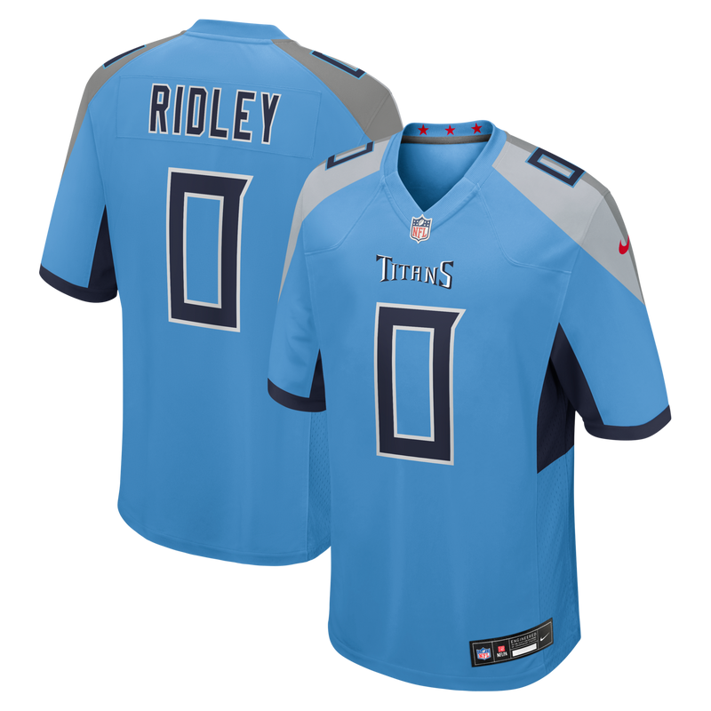 Tennessee Titans Calvin Ridley Nike Light Blue Team Game Jersey