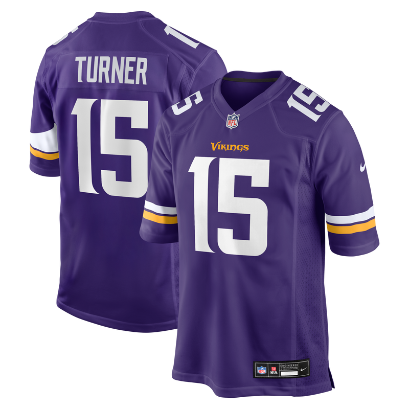 Minnesota Vikings Dallas Turner Nike Purple Game Jersey