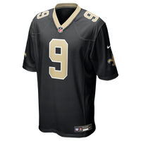 New Orleans Saints Drew Brees Nike Black Team Game Jersey