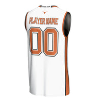 Texas Longhorns GameDay Greats NIL Pick-A-Player Lightweight Basketball Fashion Jersey - White