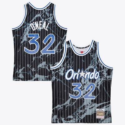 Orlando Magic Mitchell & Ness Shaquille O'Neal 1994 Team Marble Swingman Jersey - Black