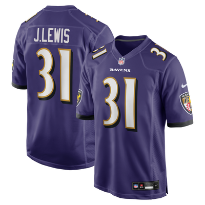 Baltimore Ravens Jamal Lewis Nike Purple Game Retired Player Jersey