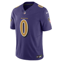 Baltimore Ravens Roquan Smith Nike Purple Alternate 2 Vapor F.U.S.E. Limited Jersey