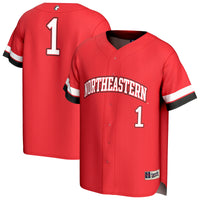 Northeastern Huskies GameDay Greats Lightweight Collegiate Baseball Fashion Jersey - Red