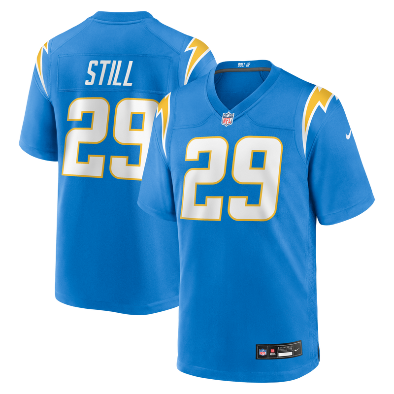 Los Angeles Chargers Tarheeb Still Nike Powder Blue Team Game Jersey