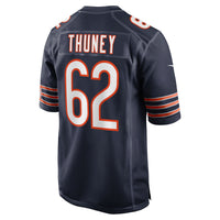 Chicago Bears Joe Thuney Nike Navy Team Game Jersey