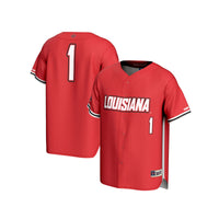 #1 Louisiana Ragin' Cajuns GameDay Greats Lightweight Baseball Fashion Jersey - Cardinal