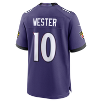 Baltimore Ravens LaJohntay Wester Nike Purple Team Game Jersey