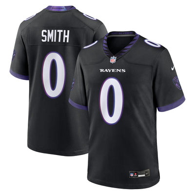 Baltimore Ravens Roquan Smith Nike Black Alternate Game Jersey