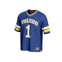 #1 Toledo Rockets GameDay Greats Lightweight Collegiate Football Fashion Jersey - Navy