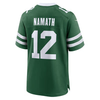 New York Jets Joe Namath Nike Legacy Green Game Jersey