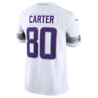 Minnesota Vikings Cris Carter Nike White Alternate Vapor F.U.S.E. Retired Player Limited Jersey
