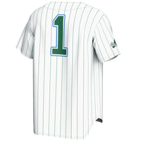 #1 Tulane Green Wave GameDay Greats Lightweight Baseball Jersey - White