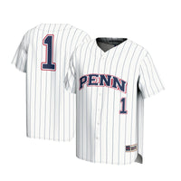 #1 Pennsylvania Quakers GameDay Greats Lightweight Baseball Jersey - White