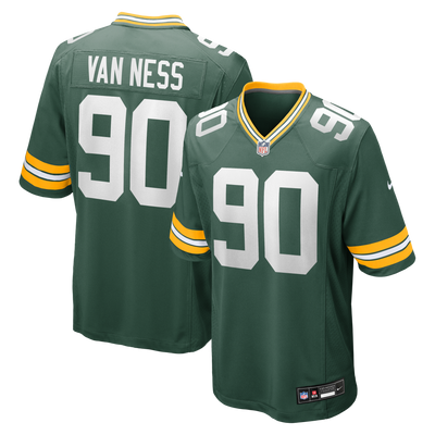 Green Bay Packers Lukas Van Ness Nike Green Game Jersey