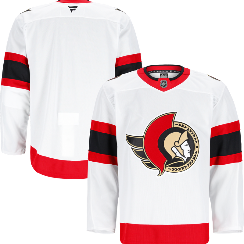 Ottawa Senators Fanatics White Away Authentic Pro Jersey