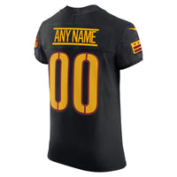 Washington Commanders Nike Black Alternate Vapor F.U.S.E. Elite Custom Jersey