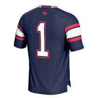 #1 Dayton Flyers GameDay Greats Football Jersey – Navy
