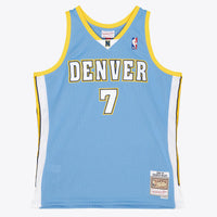 Denver Nuggets Mitchell & Ness Chauncey Billups 2008 Swingman Authentic Jersey - Columbia Blue