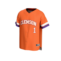 #1 Clemson Tigers GameDay Greats Lightweight Collegiate Baseball Fashion Jersey - Orange
