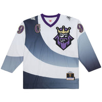 Los Angeles Kings Wayne Gretzky Mitchell & Ness White Big & Tall 1995-96 Blue Line 2.0 Jersey
