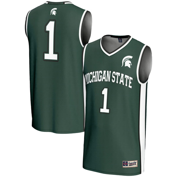 #1 Michigan State Spartans GameDay Greats Lightweight Basketball Jersey - Green