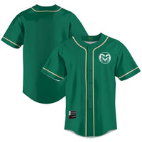 GameDay Greats Green Colorado State Rams Lightweight Baseball Jersey