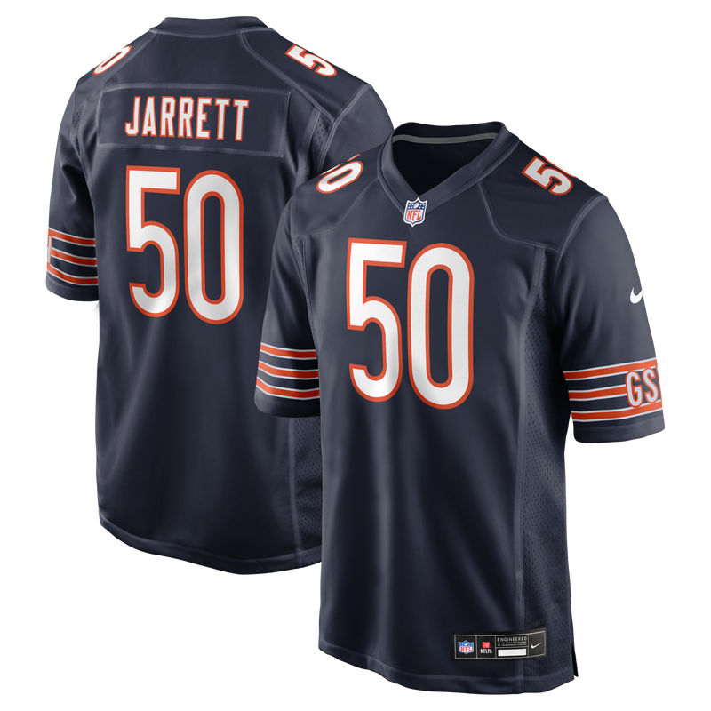 Chicago Bears Grady Jarrett Nike Navy Team Game Jersey