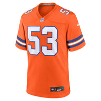 Denver Broncos Randy Gradishar Nike Orange Retired Player Alternate Game Jersey