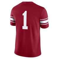 #1 Oklahoma Sooners Jordan Brand Throwback Alternate Game Jersey - Crimson