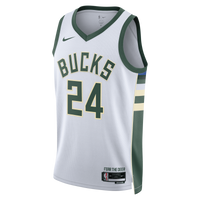 Milwaukee Bucks Nike Association Edition Swingman Jersey - White - Jaime Jaquez Jr. -